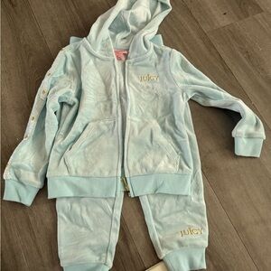 Juicy Couture Baby Blue Velour Set